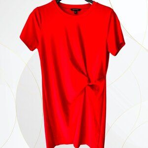 Banana Republic Stretch Crepe Twist-Front Dress